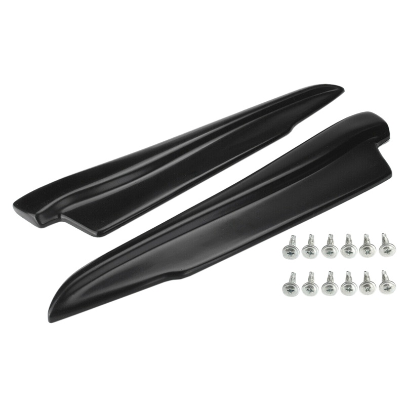 1 Cặp Tạp Dề Màu Đen Nhám Cho BMW E90 E91 E92 E93 M3