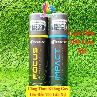 Xịt Khử Mùi Toàn Thân Hương Nước Hoa Không Gas Xmen 100ml