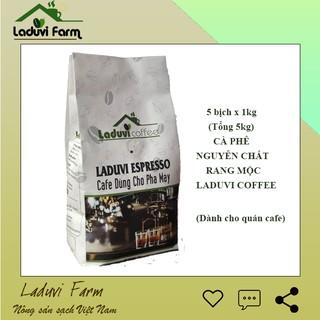 CB 5kg Cà phê Espresso nguyên chất rang mộc Laduvi Coffee CFM1-5