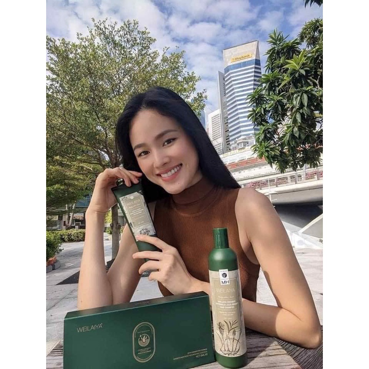 Mini Set Gội Xả Gừng Hà Thủ Ô Kích Mọc Tóc Bóng Mượt WEILAIYA Ginger 20ML + 20ML