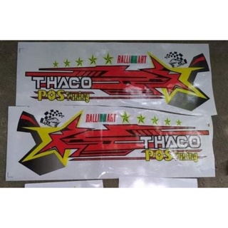 Tem thaco dán trang trí cánh cửa xe thaco, xe tải