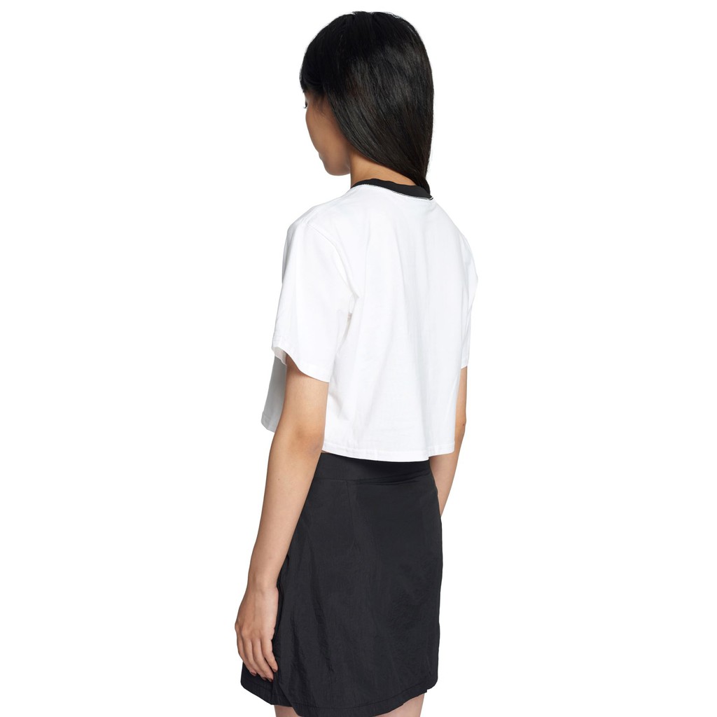 5THEWAY /teddy bear/ CROP TEE in WHITE aka Áo Croptop Trắng Tay Ngắn