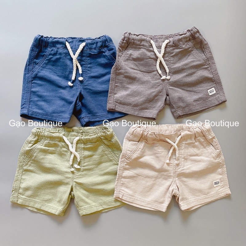 [Auth] Set 2 quần short đùi HM săn sale cho bé 8-17kg