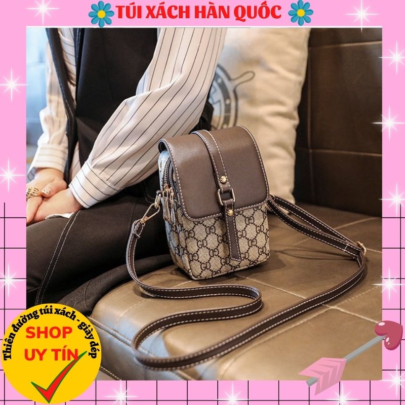 TÚI ĐỰNG ĐIỆN THOẠI ♥️FREESHIP♥️ TÚI ĐEO CHÉO NỮ DA MỀM TXHQ 58