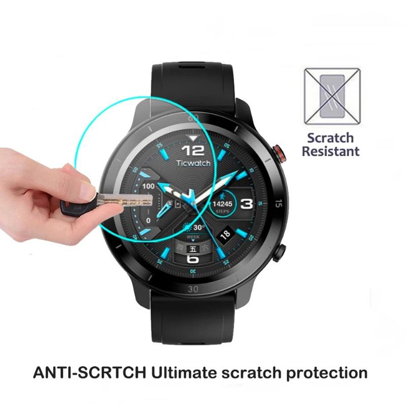 Kính cường lực 2D chống trầy xước bảo vệ màn hình cho Ticwatch S/ E/ 2