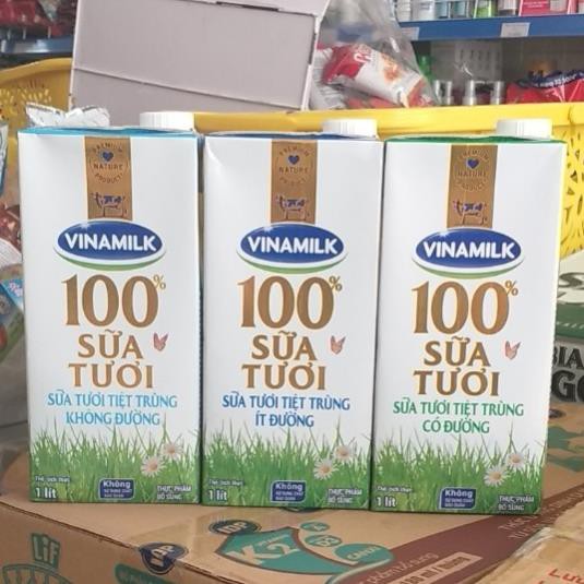 Sữa tươi tiệt trùng Vinamilk hộp 1 lít