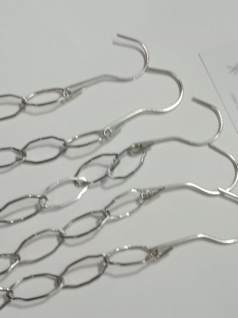 Dây xích inox  treo quần áo loại dày hình ovan
