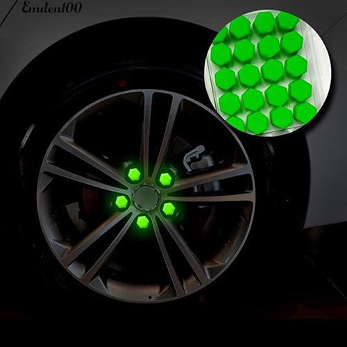 EMDEN Set 20 nút silicon chụp đai ốc bánh xe ô tô