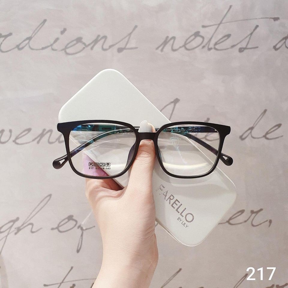 Gọng kính cận thời trang 217 nam nữ gọng bền nhẹ đủ màu Aurora Optic mắt vuông AO3404