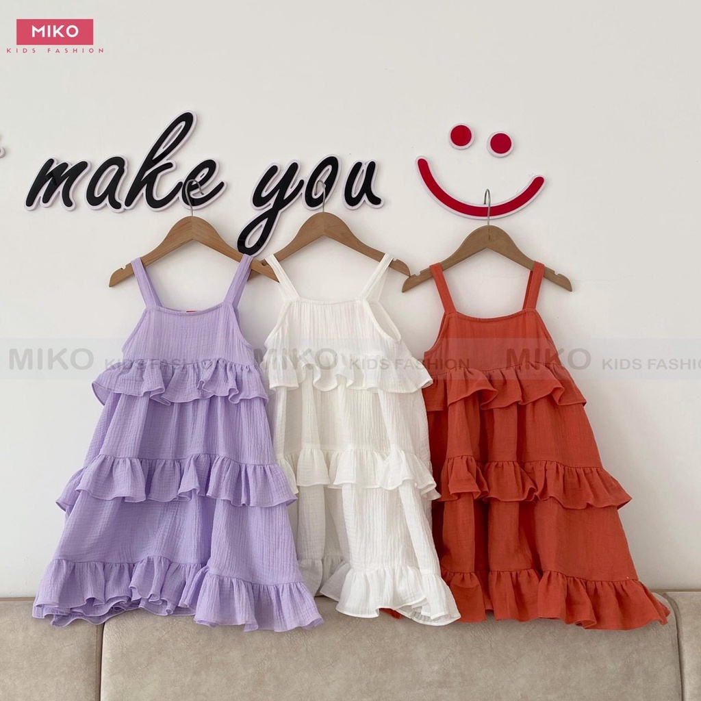 Váy bé gái HML THÔ MỀM MÁT cho bé 2- 10 tuổi, Váy cho bé gái chất mát, đầm bé gái size đại mã A15