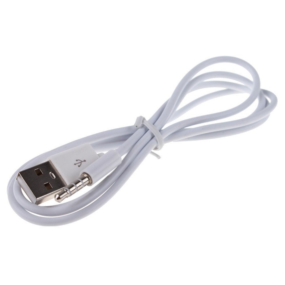 New Super Speed Portable Car MP3 Charge 3.5mm Headphone Audio USB 2.0 Cord Cable For Ipod Shuffle Adapter