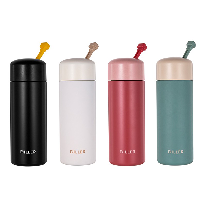Diller 300ml/450ml Vacuum Flask Thermos Water Bottle, 316 Stainless Steel, Keep Cold/Hot Water, Leak Proof Design 300ml/450ml MLH8763