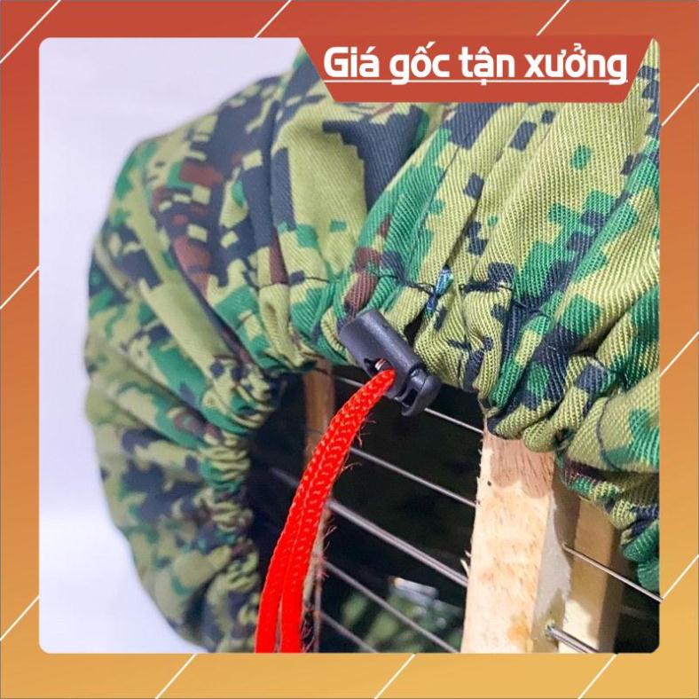 Áo lồng bẫy chim cao cấp hàng loại 1 chất vải rằn ri co dãn dây rút tiện lợi phụ kiện lồng chim LOCHIHA Pk145