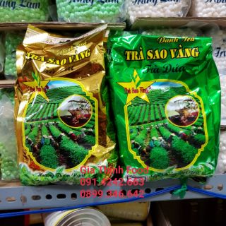 Trà làm trà đá nóng hiệu Sao Vàng