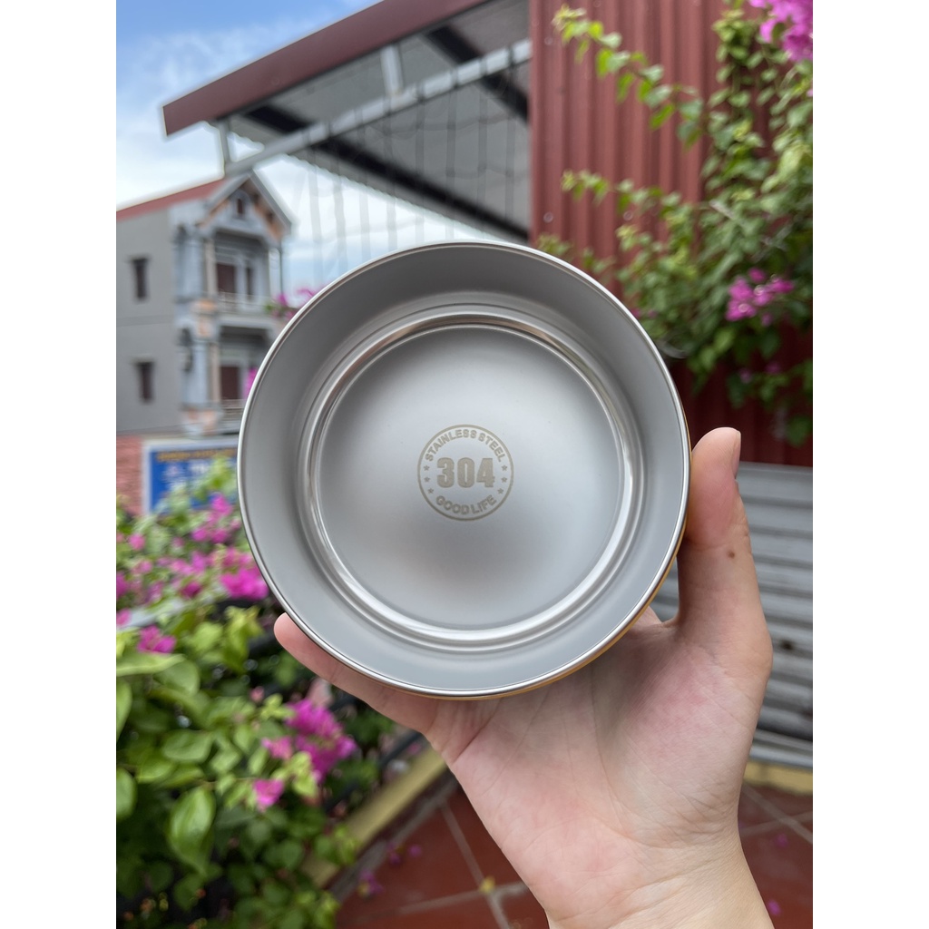 Hộp Đựng Thực Phẩm Giữ Nhiệt Lunch Box Chất Liệu Inox 304 Đựng Cơm Văn Phòng 1 Bộ 4 Hộp