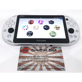 Máy Chơi Game PS Vita200 Glacier White Hackfull like new Nobox