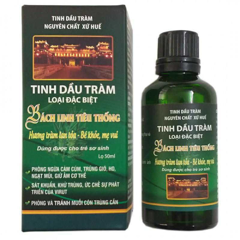 Tinh dầu tràm Bách Linh Tiêu Thông ⚡ CAM KẾT CHÍNH HÃNG ⚡Giúp giữ ấm cơ thể, giảm ngạt mũi, ho và cảm lạnh