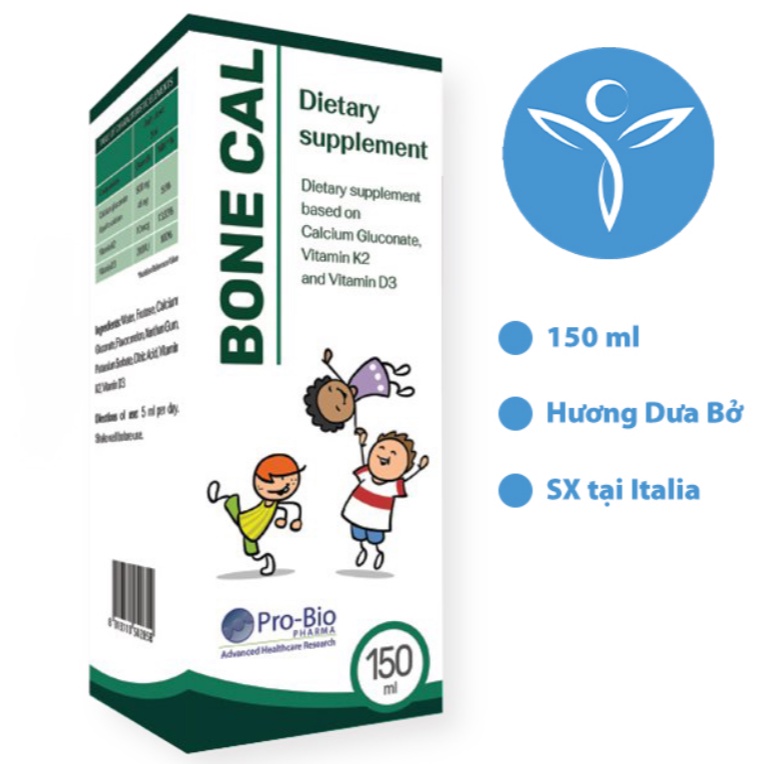 Bone Cal (hấp thu Canxi phát triển xương) 150ml