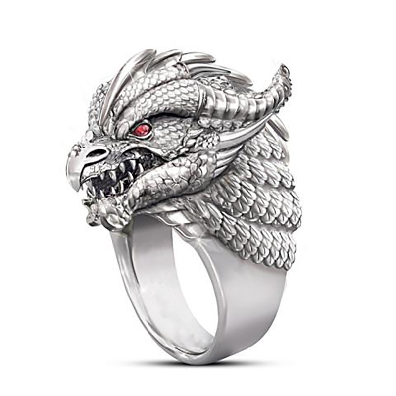 Phiên Bản Hàn Quốc Thời Trang 925 Bạc Vintage Punk Thép Không Gỉ Bibcock Ring Đối Với Nam Và Nữ Wedding Anniversary Quà Tặng, Sinh Nhật Đảng Trang Sức