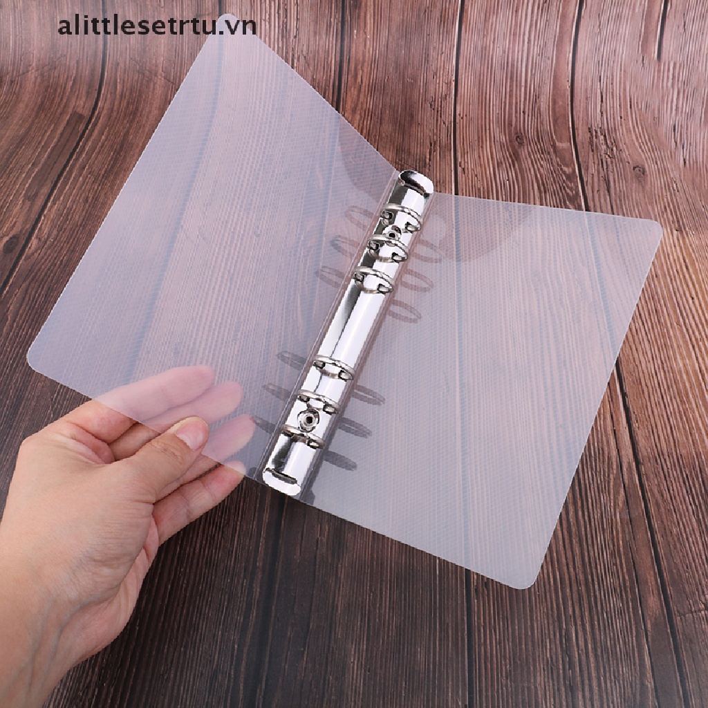 Bìa Cứng pp Trong Suốt Sáng Tạo a6 a5 Sáu Lỗ b5