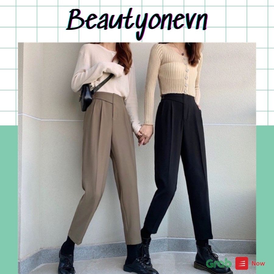 [ Mã FAMAYWA giảm 10K đơn 50K] Quần công sở dáng baggy siêu xinh siêu sang