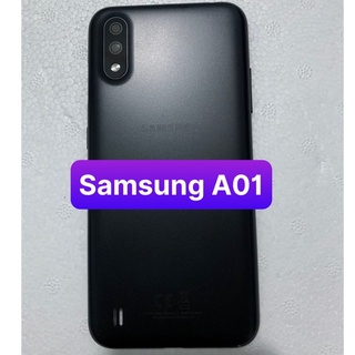 lưng vỏ samsung A01 ,kèm khay sim,kính camera