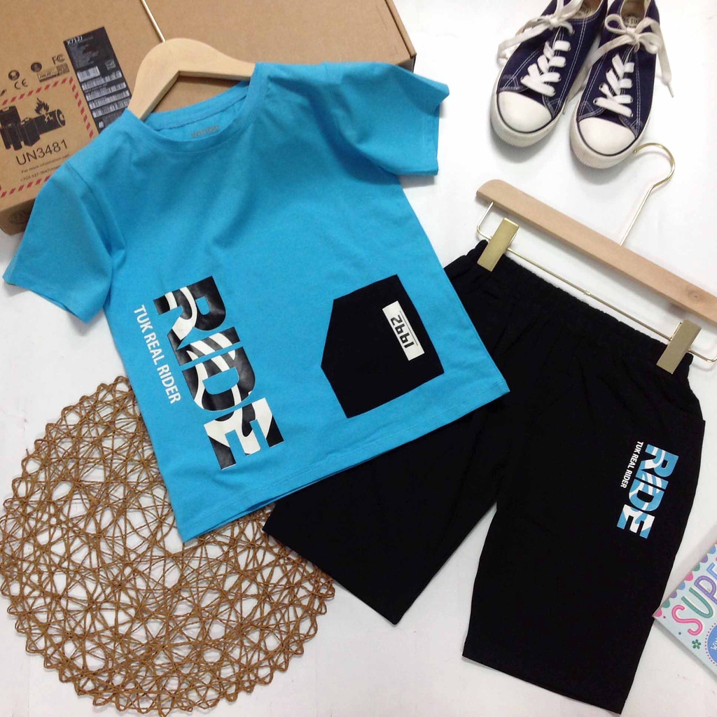 BỘ THUN TAY NGẮN BÉ TRAI SIZE ĐẠI