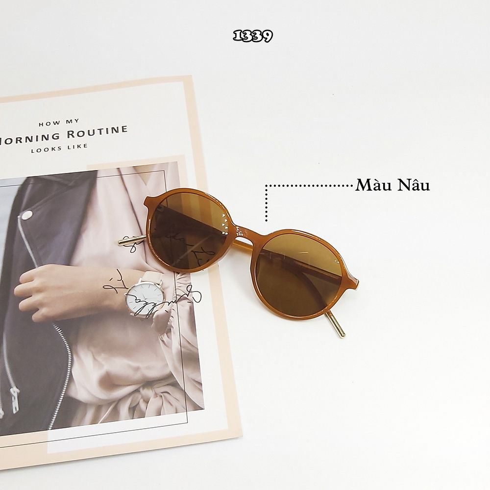 Mắt kính hàn quốc nhựa dẻo form tròn cao cấp unisex thời trang AH1339 | BigBuy360 - bigbuy360.vn