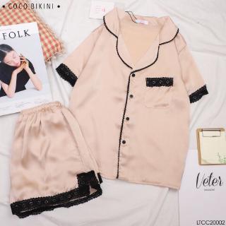 𝑪𝑶𝑪𝑶 𝑩𝑰𝑲𝑰𝑵𝑰 bộ đồ ngủ - đồ mặc nhà lụa satin