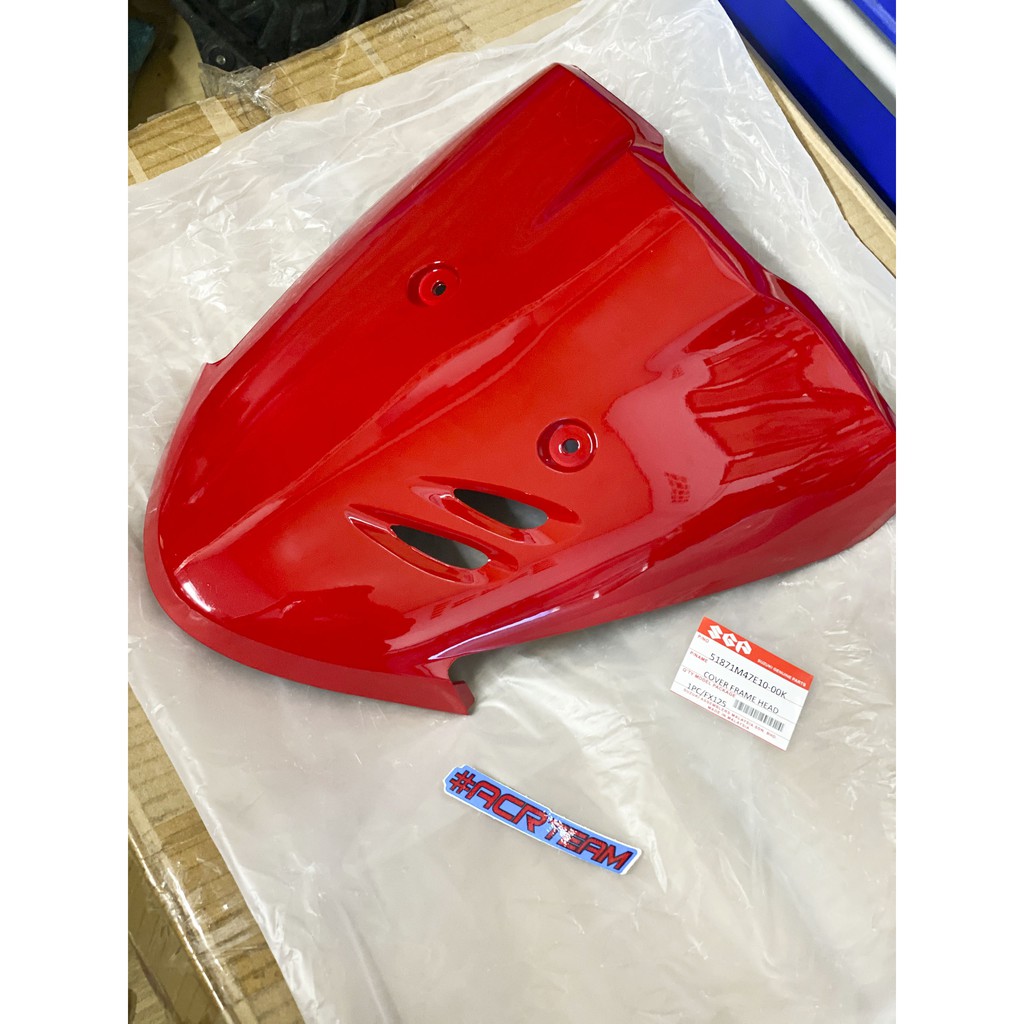 Mặt Nạ Trước Màu Đỏ Tươi - Suzuki FX 125 - Chính Hãng Malay