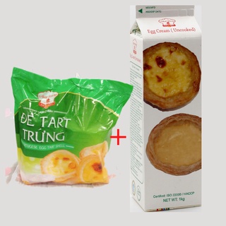 Set bánh tart trứng (gồm 30 đế tart và kem trứng)