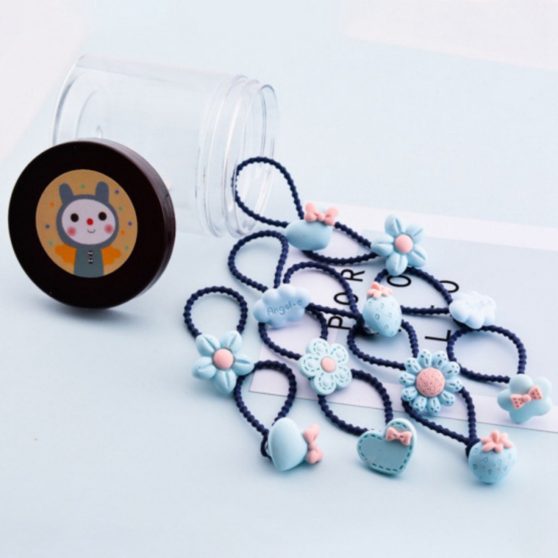 Set 12 Dây Buộc Tóc Hoạt Hình Dễ Thương Cho Bé Gái balo local brand | BigBuy360 - bigbuy360.vn