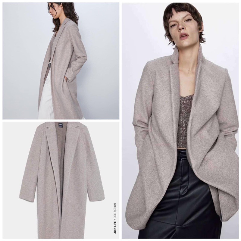 <ORDER> Áo khoác dạ dáng dài