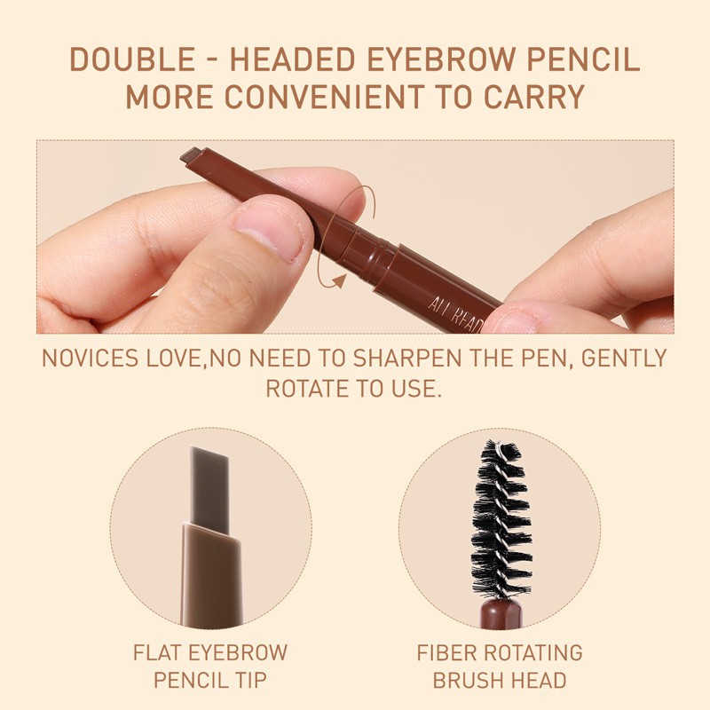 Bút Kẻ Lông Mày STAGENIUS 2 Đầu Chống Nước Lâu Trôi 0.16g | BigBuy360 - bigbuy360.vn