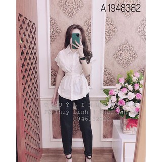 G33. 918. ÁO SƠ MI ĐAI EO