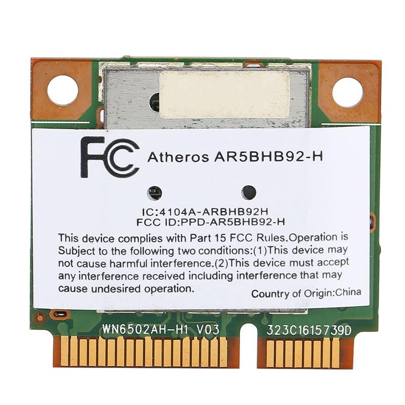 Card Wifi Mini Pci-E 2.4 / 5g 300m 802.11a / B / G / N Cho Laptop Pc