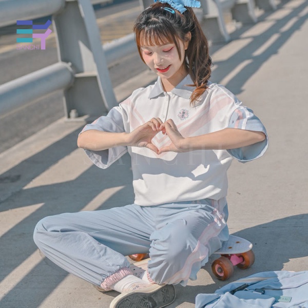 Bộ đồ thể thao phong cách Nhật Bản cho nữ sinh
