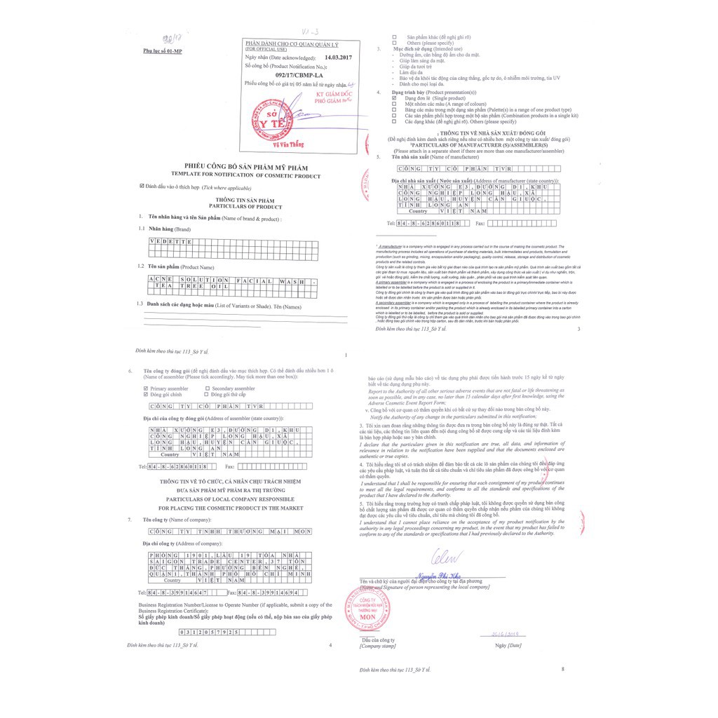 SỮA RỬA MẶT TRÀM TRÀ 100ml TEA TREE OIL VEDETTE - SÁNG DA VÀ NGỪA MỤN - TP05001005013 | BigBuy360 - bigbuy360.vn