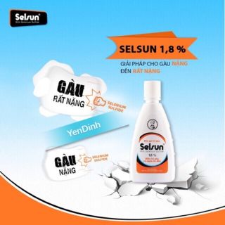 Dầu gội trị gàu Selsun 1.8%