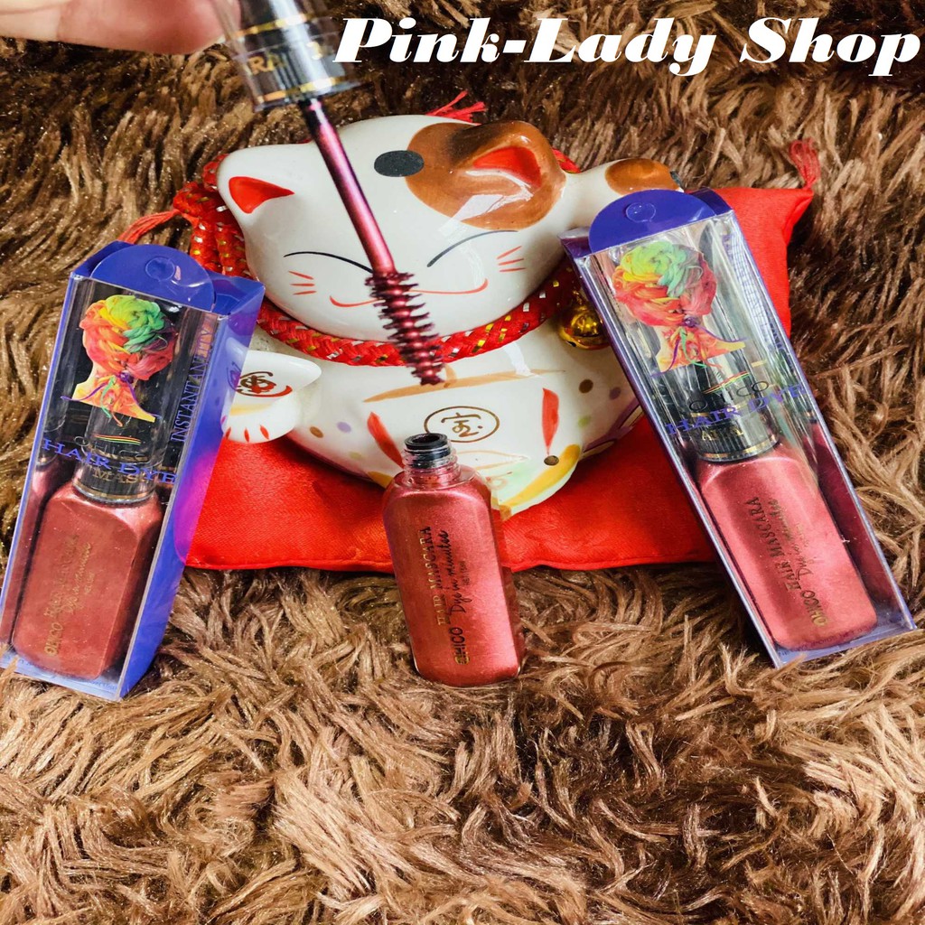 Mascara nhuộm tóc màu hồng tạm thời OHICO 10ml/chai - MS11