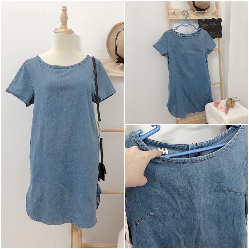 Đầm bò đầm jean denim dưới 60 kg