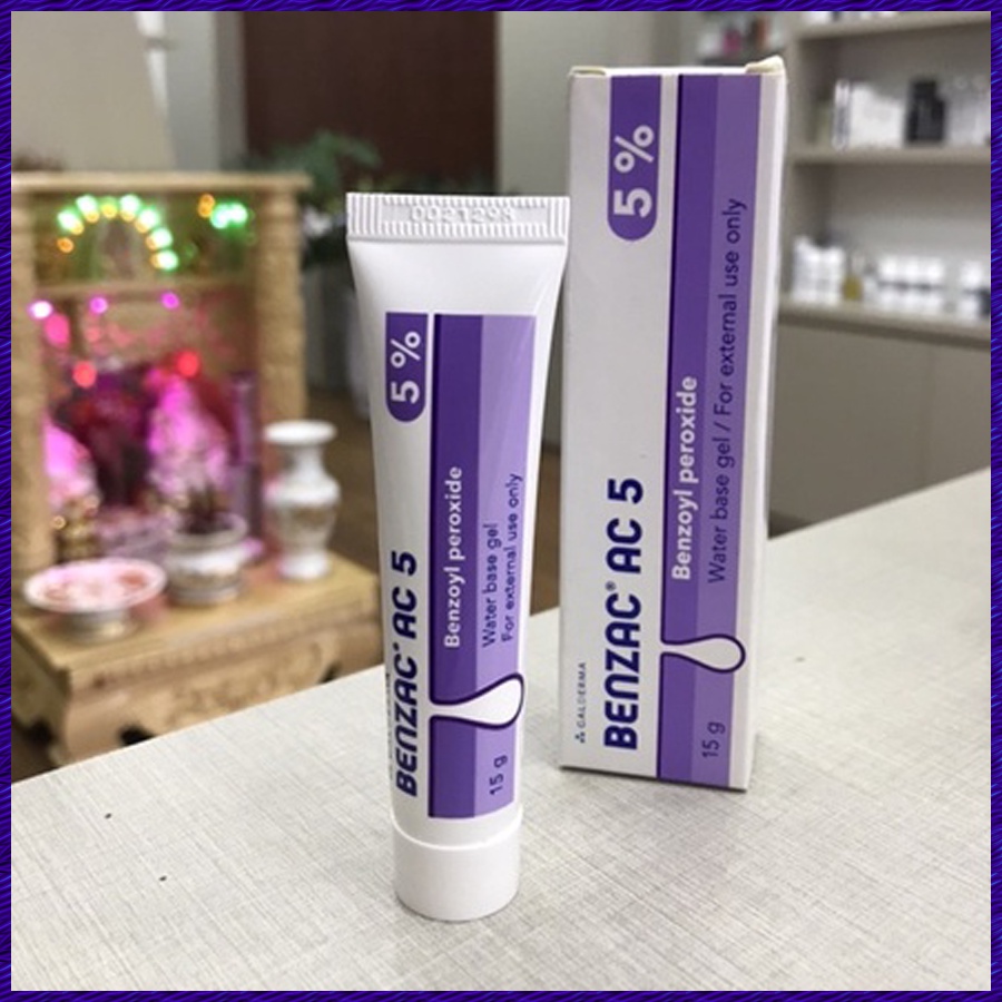 [HÀNG CHÍNH HÃNG]Gel Galderma Benzac AC 5 5% Ngừa Mụn, Giúp Làm Thoáng Lỗ Chân Lông Galderma Benzac AC 5 5% - 15g