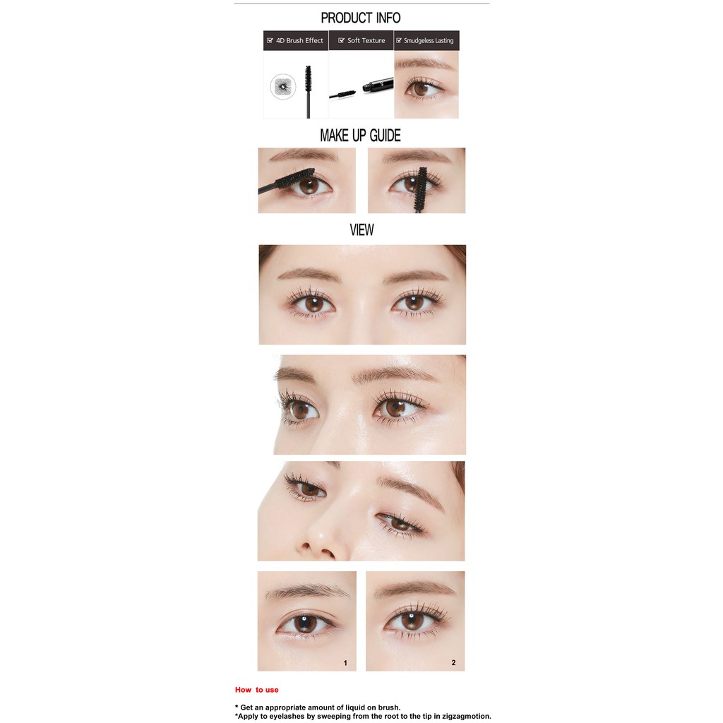 MISSHA 1+1 The Style 3D Mascara 4D Mascara