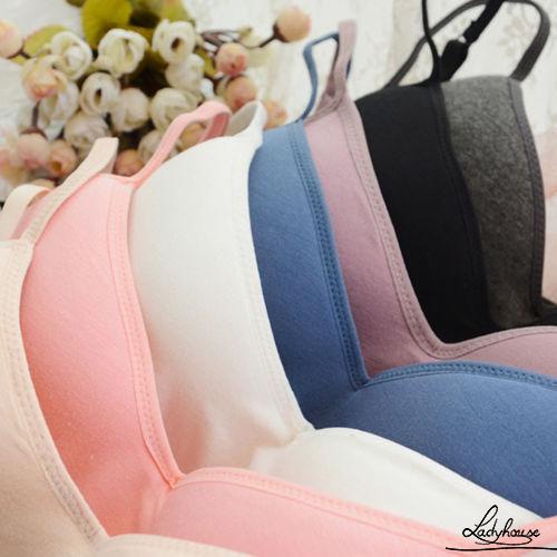 Áo hai dây cổ chữ V màu trơn có đệm lót ngực thời trang mùa hè cho nữ