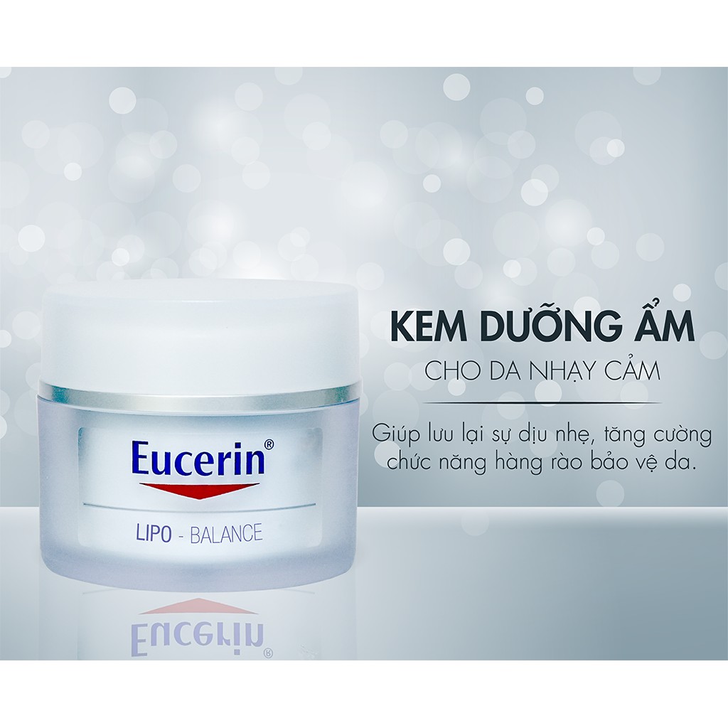 Kem Dưỡng Ẩm Eucerin Lipo Balance (50ml) Cho Da Khô Và Nhạy Cảm [Hàng Chính Hãng]