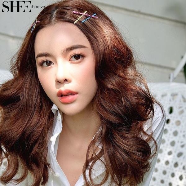 Bộ 10 kẹp tăm nhiều màu sắc cho bạn nữ