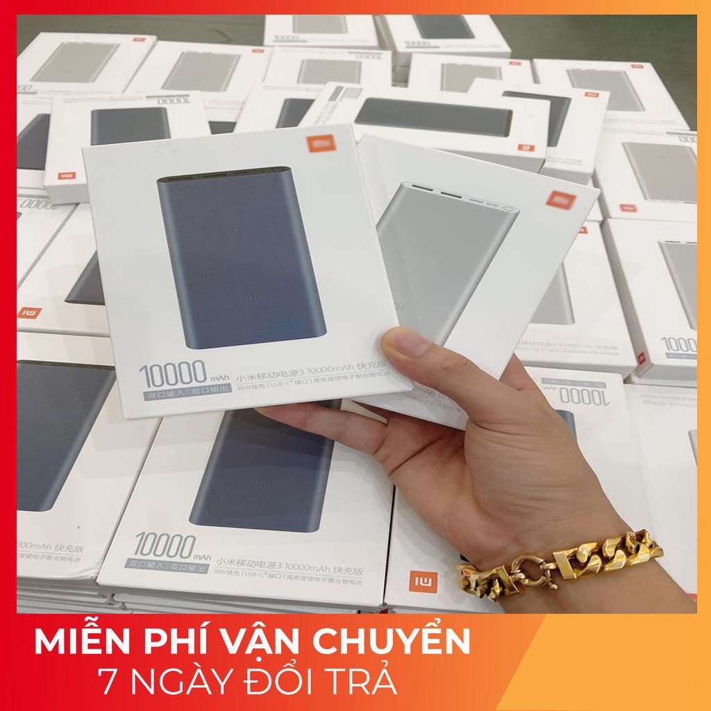 Sạc dự phòng 10.000 mah xioa.mi gen 3 chính hãng bền đẹp bảo hành 12 tháng
