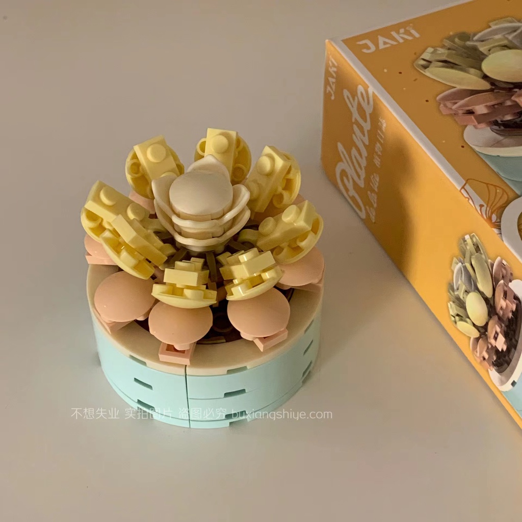 Đồ Chơi Lắp Ráp Chậu Cây Thiết Kế Dễ Thương Sáng Tạo