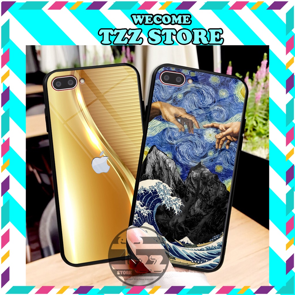 Ốp lưng KÍNH Oppo A3S / A1K in hình 3D SIÊU SANG- SIÊU ĐẸP-TRỪU TƯỢNG