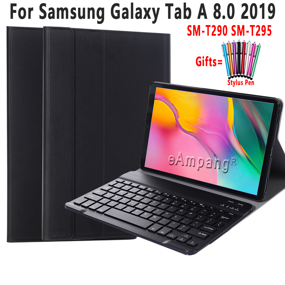 Bao Da Kèm Bàn Phím Cho Samsung Galaxy Tab A 8 8.0 2019 10.1 A6 2016 10.5 2018 T290 T295 P200 P205 T510 T515 T590 T595 T580